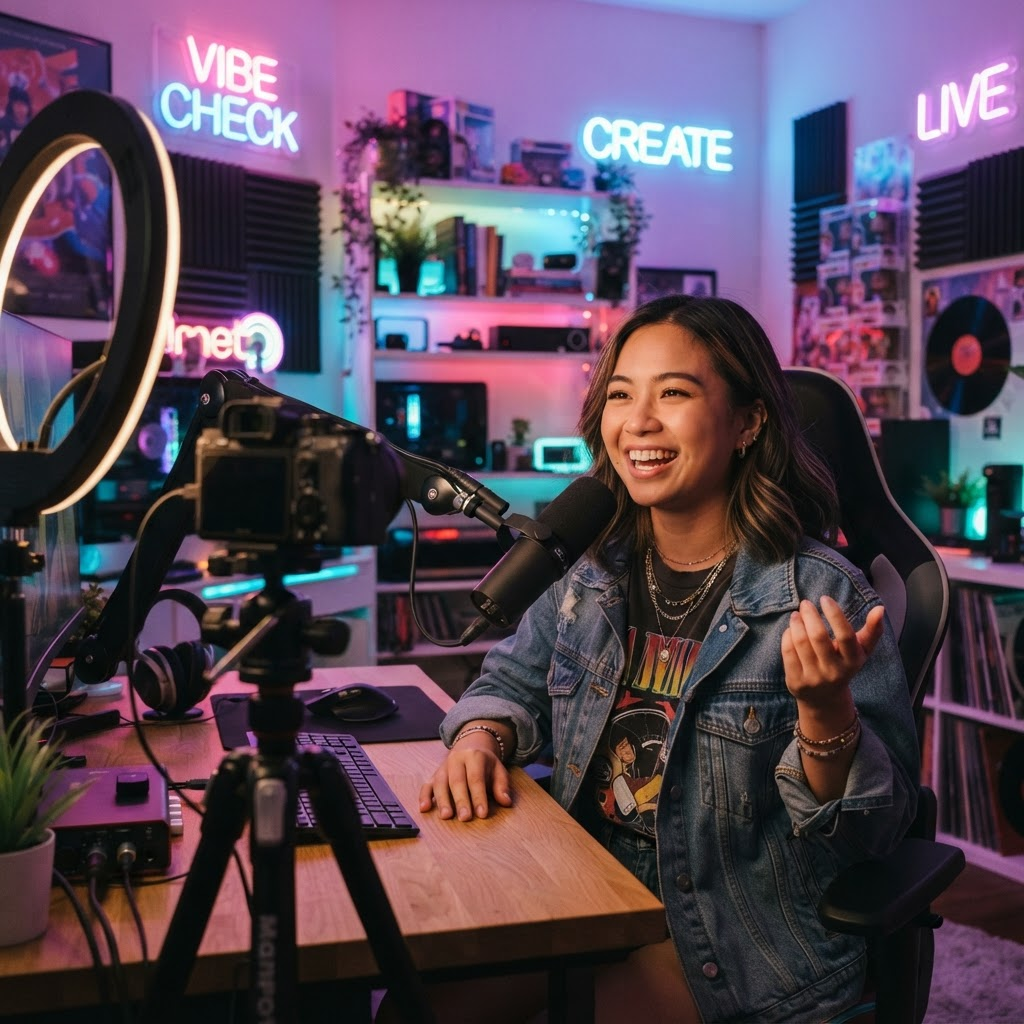 Content creator using Vidion